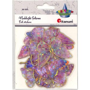 Picture of Naklejki foliowe motyle 10 wzorów 20szt