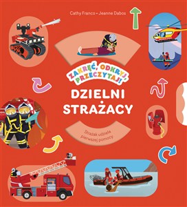 Obrazek Zakręć, odkryj, przeczytaj! Dzielni strażacy