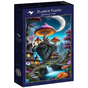 Obrazek Puzzle 1000 Miasteczko grzybów