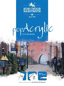 Obrazek Blok Pop Acrylic A4 10 arkuszy