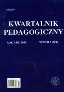 Picture of Kwartalnik pedagogiczny numer 3/2008