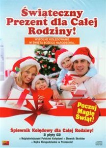 Obrazek Świąteczny Prezent dla Całej Rodziny Śpiewnik kolędowy / 2 płyty CD / Słownik skrótów / Bajka niespodzianka