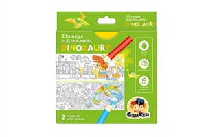 Obrazek CzuCzu Dłuuugie kolorowanki Dinozaury