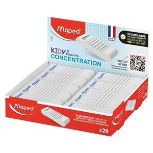 Obrazek Gumka KidyLearn Concentration (20szt) MAPED