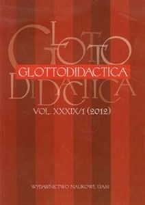 Picture of Glottodidactica vol. XXXIX/1 (2012)