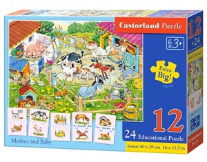 Picture of Puzzle edukacyjne Mama i dziecko