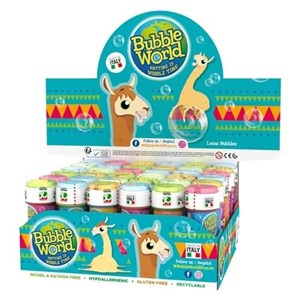 Obrazek Bańki mydlane 60ml Lama (36szt)