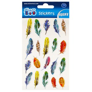 Obrazek Naklejki piórka