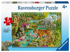 Obrazek Puzzle 60 Zwierzęta Indii