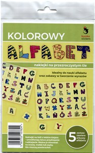 Picture of Naklejki przezroczyste alfabet 5 szt