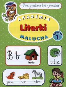 Obrazek AKADEMIA MALUCHA LITERKI ZMYWALNA KSIĄŻECZKA