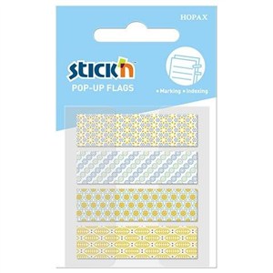 Obrazek Zakładki indeksujące niebieskie 4 wzory