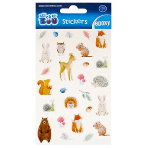 Obrazek Naklejki zwierzęta leśne