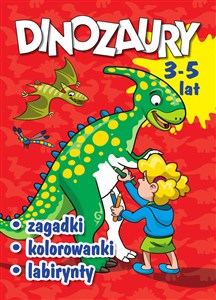 Obrazek Dinozaury Zagadki, kolorowanki, labirynty