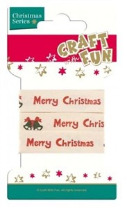 Obrazek Taśma ozdobna Merry Christmas 2m