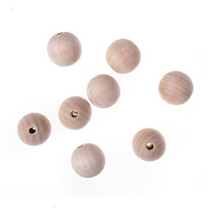 Picture of Koraliki drewniane kulki 30mm 8szt