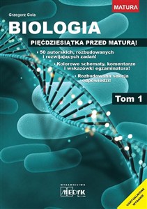 Obrazek Biologia Pięćdziesiątka Przed maturą Tom 1