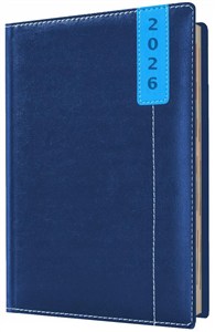 Picture of Kalendarz 2026 A6 tygodniowy notesowy niebieski