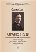 Książka : Zjawisko i... - Gustaw Szpet