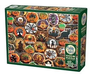 Obrazek Puzzle 1000 Halloweenowe ciasteczka G3
