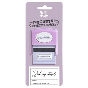 Obrazek Pieczątka z napisem - Gwiazdeczka