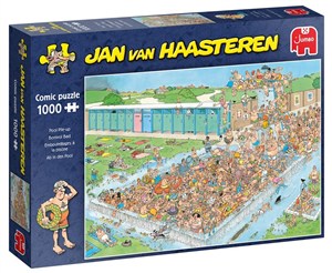 Obrazek Puzzle 1000 Haasteren Tłumy na basenie G3