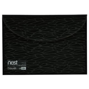 Picture of Teczka kopertowa zamykana na zatrzask Czarna