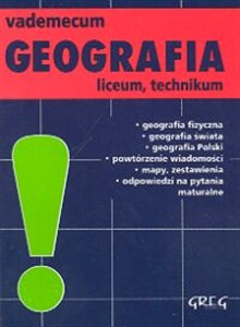 Picture of Vademecum mini Geografia Liceum technikum