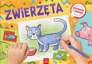 Obrazek Zwierzęta Kolorowanka z naklejkami