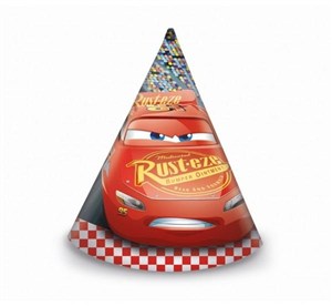 Obrazek Czapeczki papierowe Cars 3 6szt