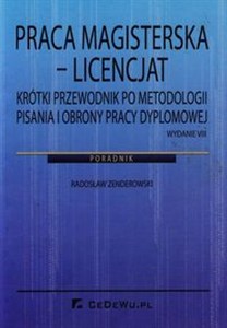 Obrazek Praca magisterska Licencjat Krótki przewodnik po metodologii pisania i obrony pracy dyplomowej