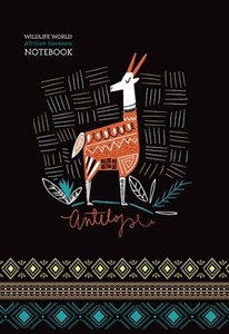 Obrazek Notatnik ozdobny 143x210/64K kratka Antylopa