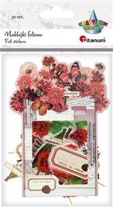 Picture of Naklejki foliowe Kwiaty czerwone 30szt