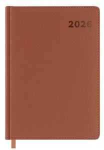 Picture of Kalendarz książkowy 2026 A5 brązowy EASY