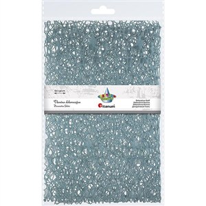 Picture of Tkanina dekoracyjna niebieska dymna 60x50cm