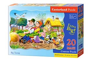 Obrazek Puzzle Maxi Konturowe: Big Turnip 20