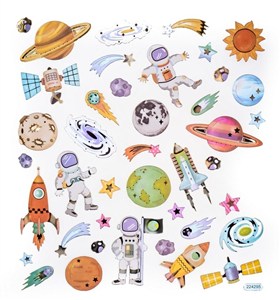 Picture of Naklejki kosmos 42szt