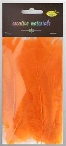 Picture of Piórka miękkie pomarańczowe 15szt