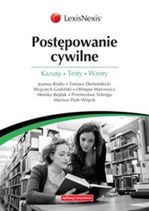 Obrazek Postępowanie cywilne Kazusy. Testy. Wzory