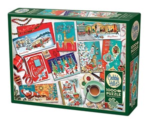 Obrazek Puzzle 1000 Kartki świąteczne G3