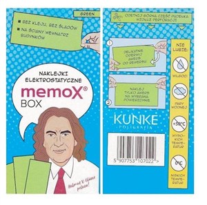 Picture of Karteczki elektrostatyczne 50szt zielone