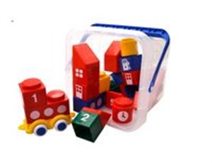 Obrazek Viking Toys Mini Chubbies Klocki pojazdy