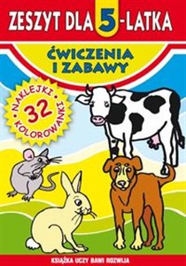 Obrazek Zeszyt dla 5-latka Ćwiczenia i zabawy