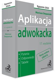 Obrazek Aplikacja adwokacka 2025. Pytania, odpowiedzi, tabele + dostęp do testów online