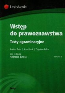 Obrazek Wstęp do prawoznawstwa Testy egzaminacyjne