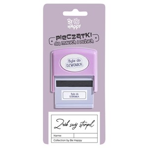 Obrazek Pieczątka z napisem - Byle do Dzwonka