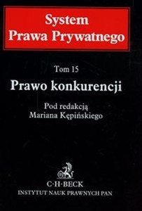 Obrazek Prawo konkurencji Tom 15