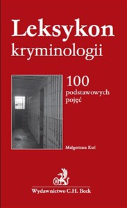 Obrazek Leksykon kryminologii 100 podstawowych pojęć