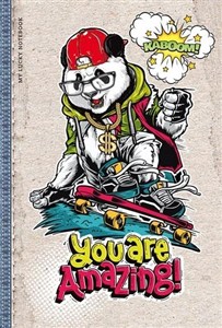 Picture of Notatnik ozdobny 143x210/64K linia Panda FRESH