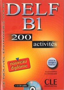 Obrazek DELF B1 200 activites Nouveau diplome Ćwiczenia z płytą CD